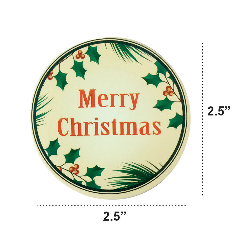 Christmas Tags ( Diameter : 2.5" )