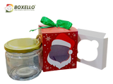 Santa Cupcake & Jar box ( 3.5"x3.5"x4") CH 108