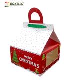 Christmas Hut shape Box (7"x7"x3.7") CH 110