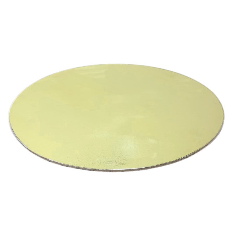 12 Inch MDF Board Cake Base - Golden