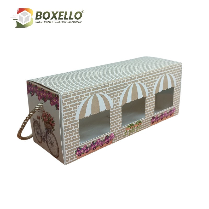 3 Jar Box (10.25"x3.5"x4")
