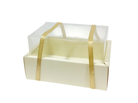 Cake & Flower Bouquet Box ( 10"x7"x6")