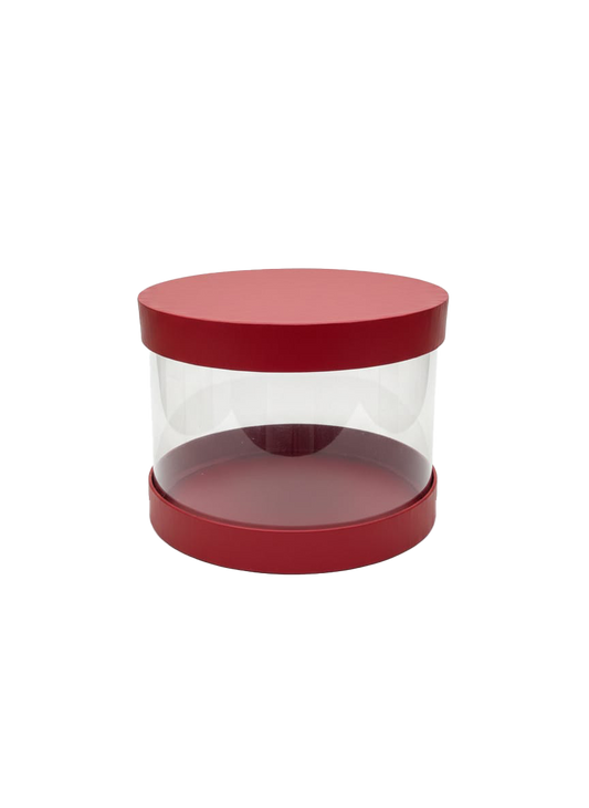 Christmas Transparent Gift Hamper Box (9.75 x 9.75 X 6)