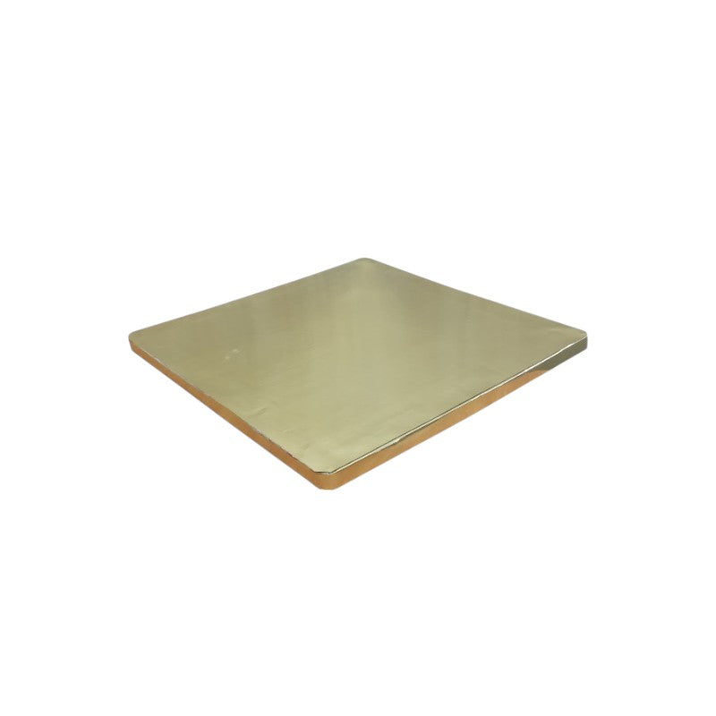 8 Inch Drum Board Cake Base - Golden