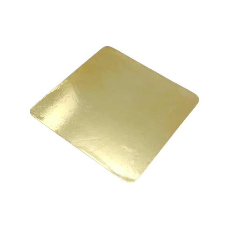 10 Inch MDF Board Cake Base - Golden