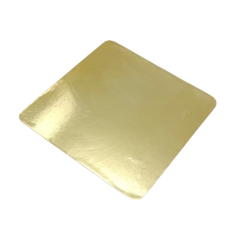 12 Inch MDF Board Cake Base - Golden