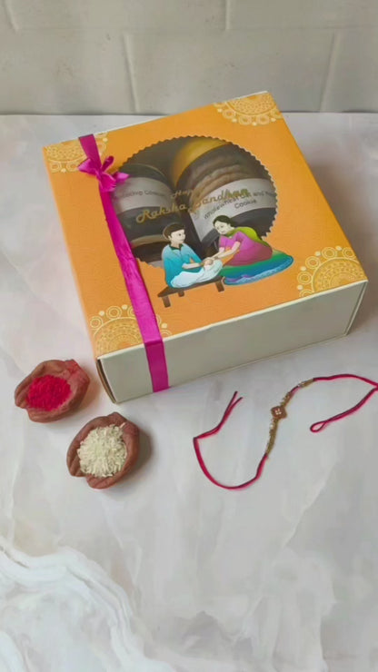 Raksha Bandhan hamper Box ( 7" x7" x 3.5")