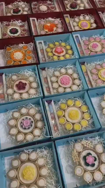 Hamper Box with Gold Foiling ( 12"x 10" x 3.5")