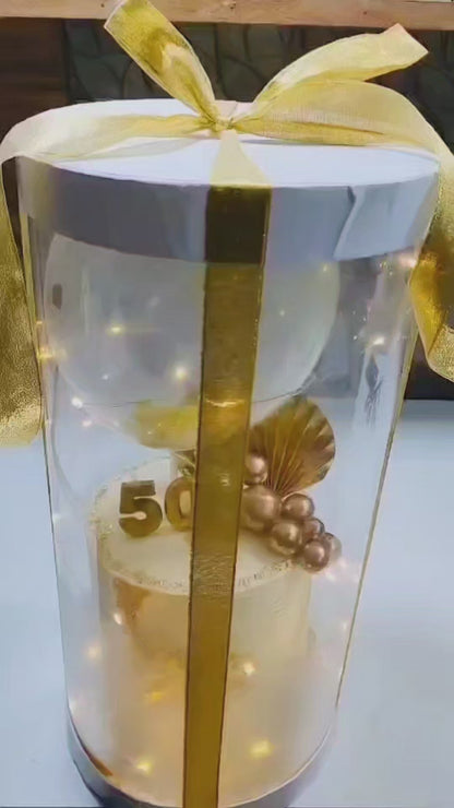 Transparent Boxes (10" x 10" X 20 inches)