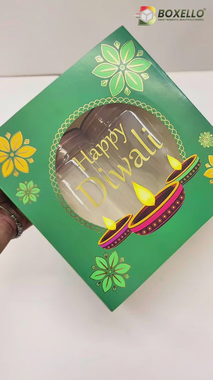 Diwali  Hamper Box ( 7"x7"x3.5")