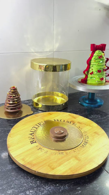 Transparent Boxes ( 10x10 X 10 inches)