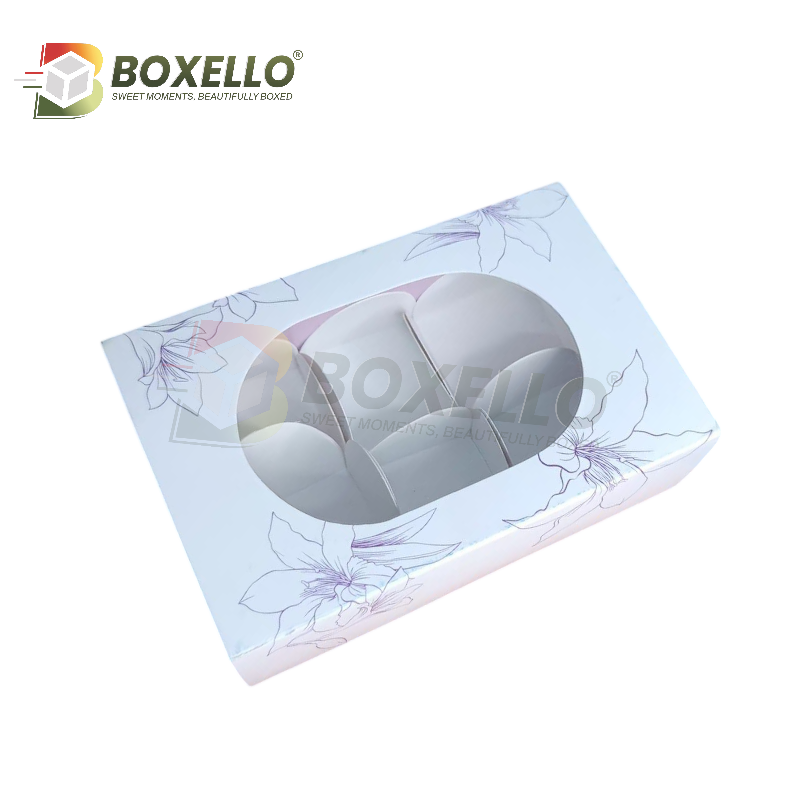 6 Pcs Chocolate Box (4.8"x3"x1.5")