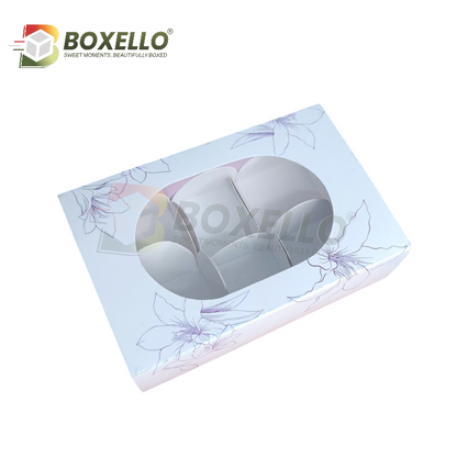 6 Pcs Chocolate Box (4.8"x3"x1.5")