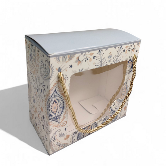 2 Pcs Cookie Box ( 6.6" x 3.4" x 6.5 ")