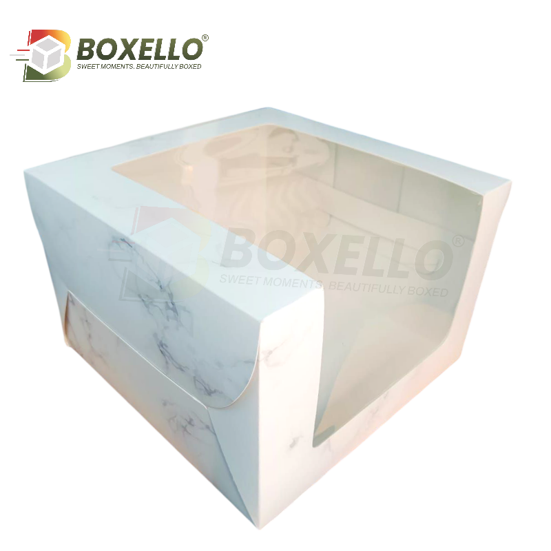 Square window Tall cake Boxes (12x12x8 )