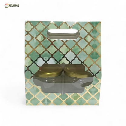 2 Salsa Jar Hamper Boxes (7"x 3.75"x8")