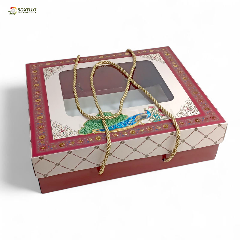 Hamper Box with Gold Foiling ( 12 x 10 x 3.5 inches )