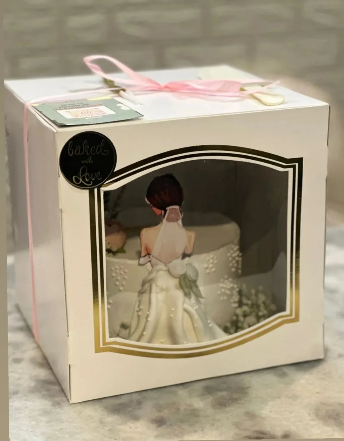 Tall Cake Box (10"x10"x10")