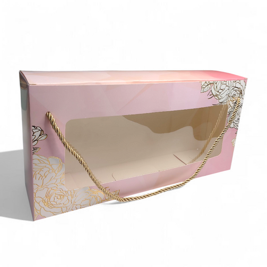 4 Cookie Jar Box with Gold Foiling  ( 13.2"x3.5"x6.5")