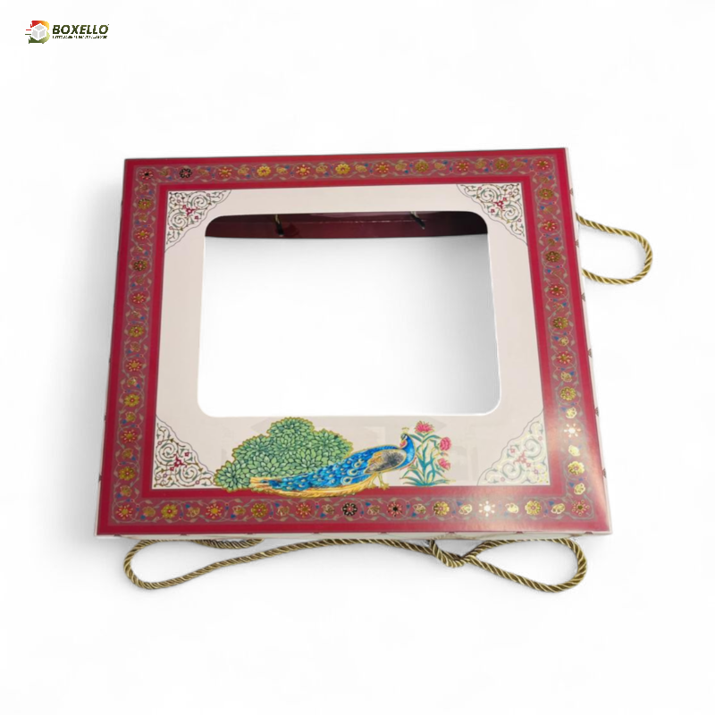 Hamper Box with Gold Foiling ( 12 x 10 x 3.5 inches )