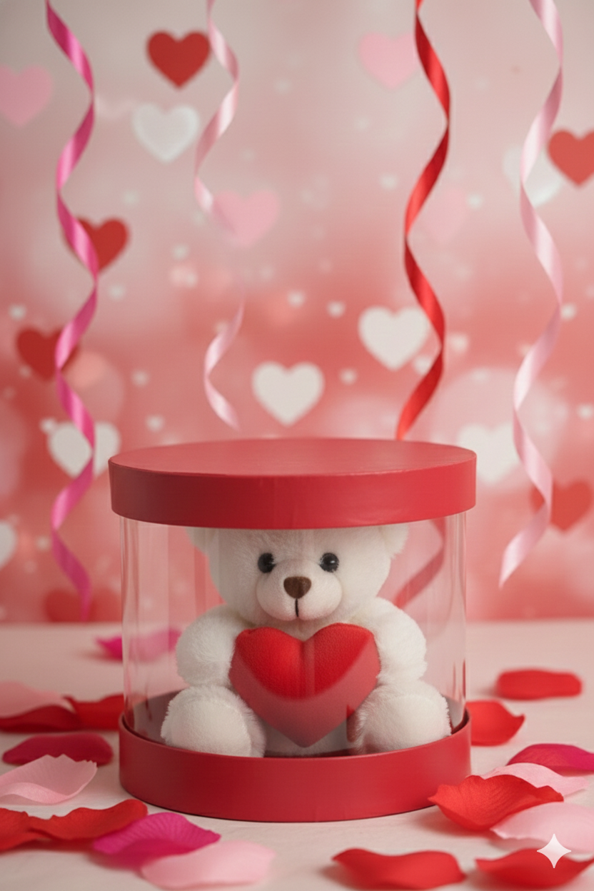 Transparent Hamper Box (10 x 10 X 6)