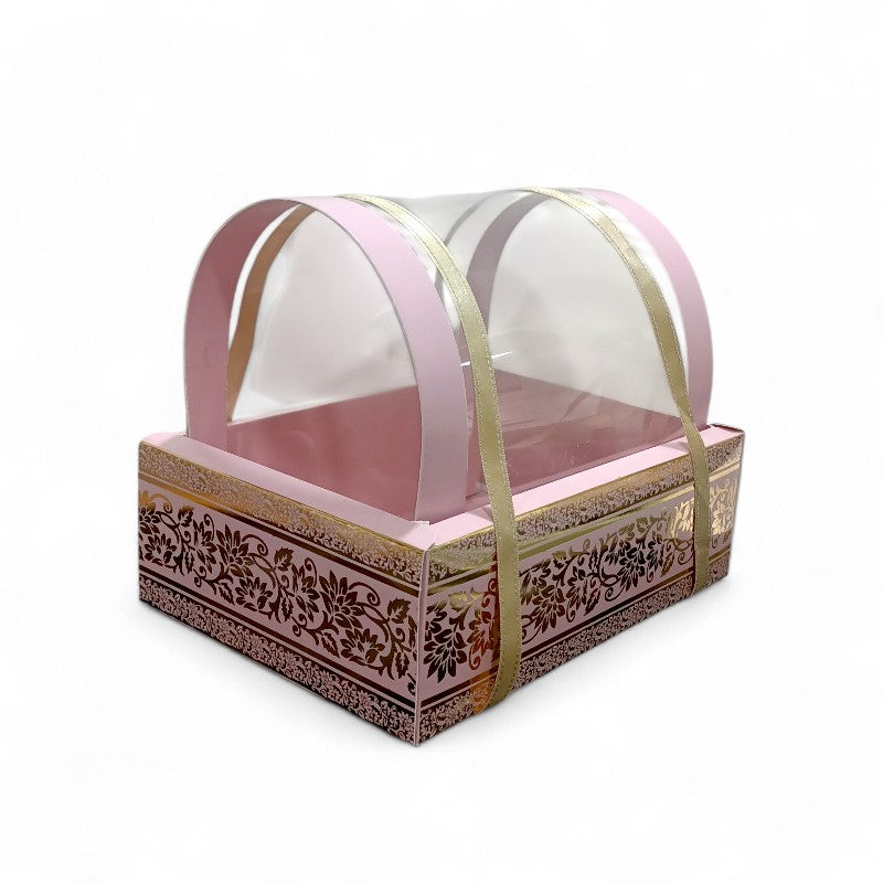 Dome Shape Hamper Box with Gold Foiling (  10"x7"x8.5" )