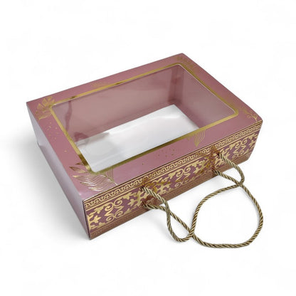 3 Cookie Jars Box with Gold Foiling ( 10" x 3.5" x 7" )