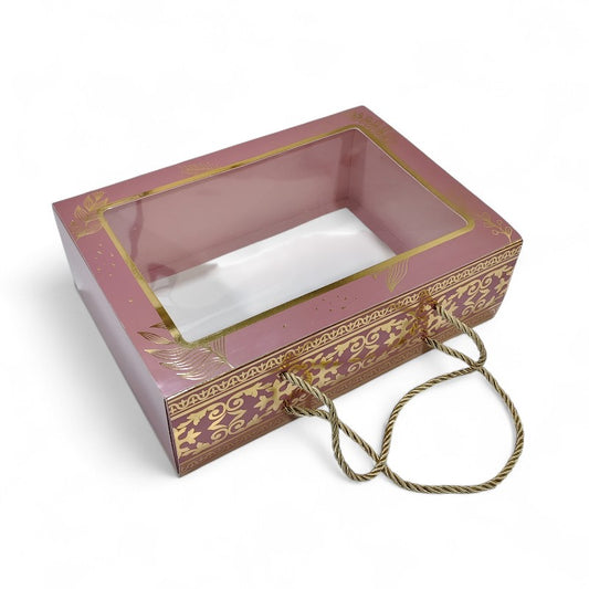 3 Cookie Jars Box with Gold Foiling ( 10" x 3.5" x 7" )